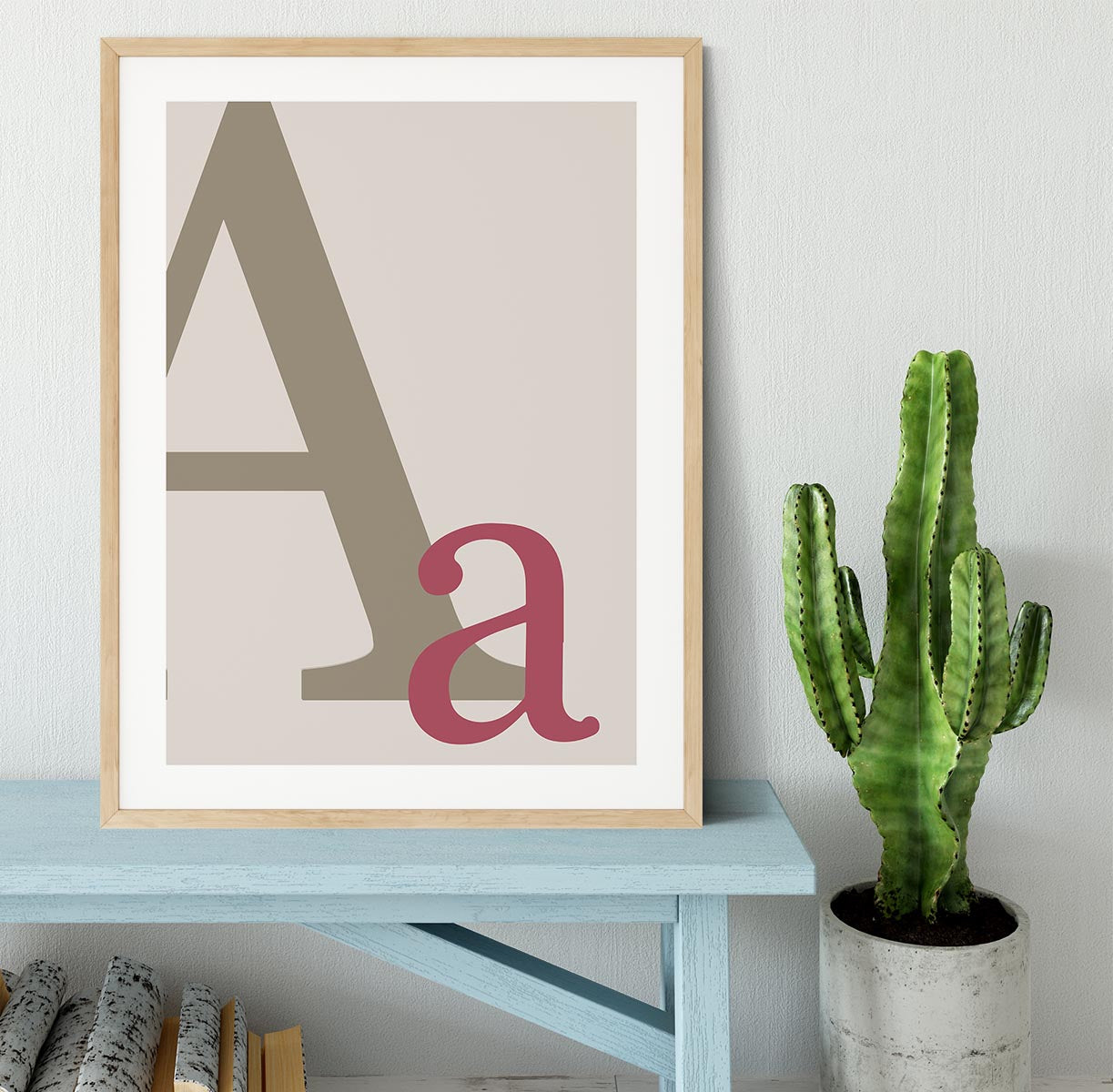 Letter A Framed Print - 1x - 3