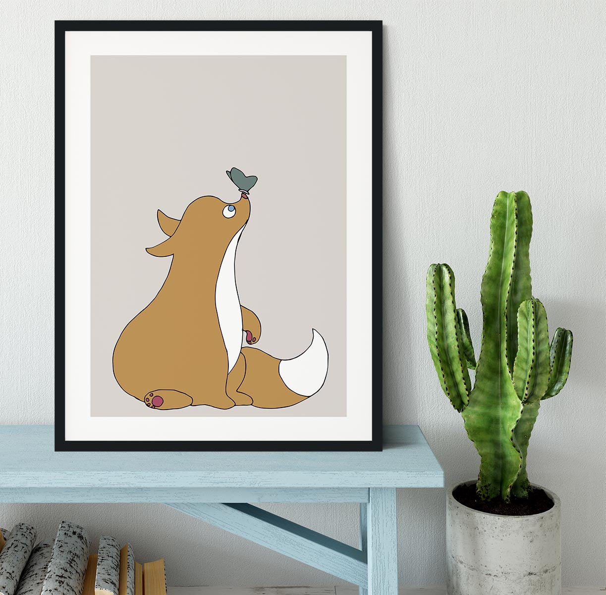 The Fox Framed Print - 1x - 1