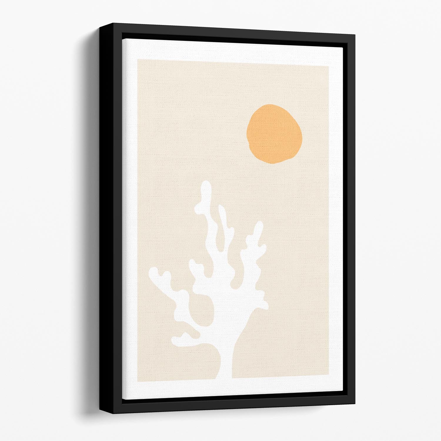 Seaweed in the Sun Floating Framed Canvas - Canvas Art Rocks - 1