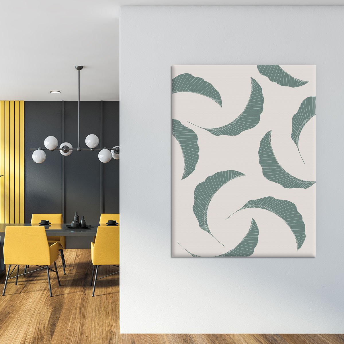 Banana Leaves Multiple Canvas Print or Poster - Canvas Art Rocks - 4