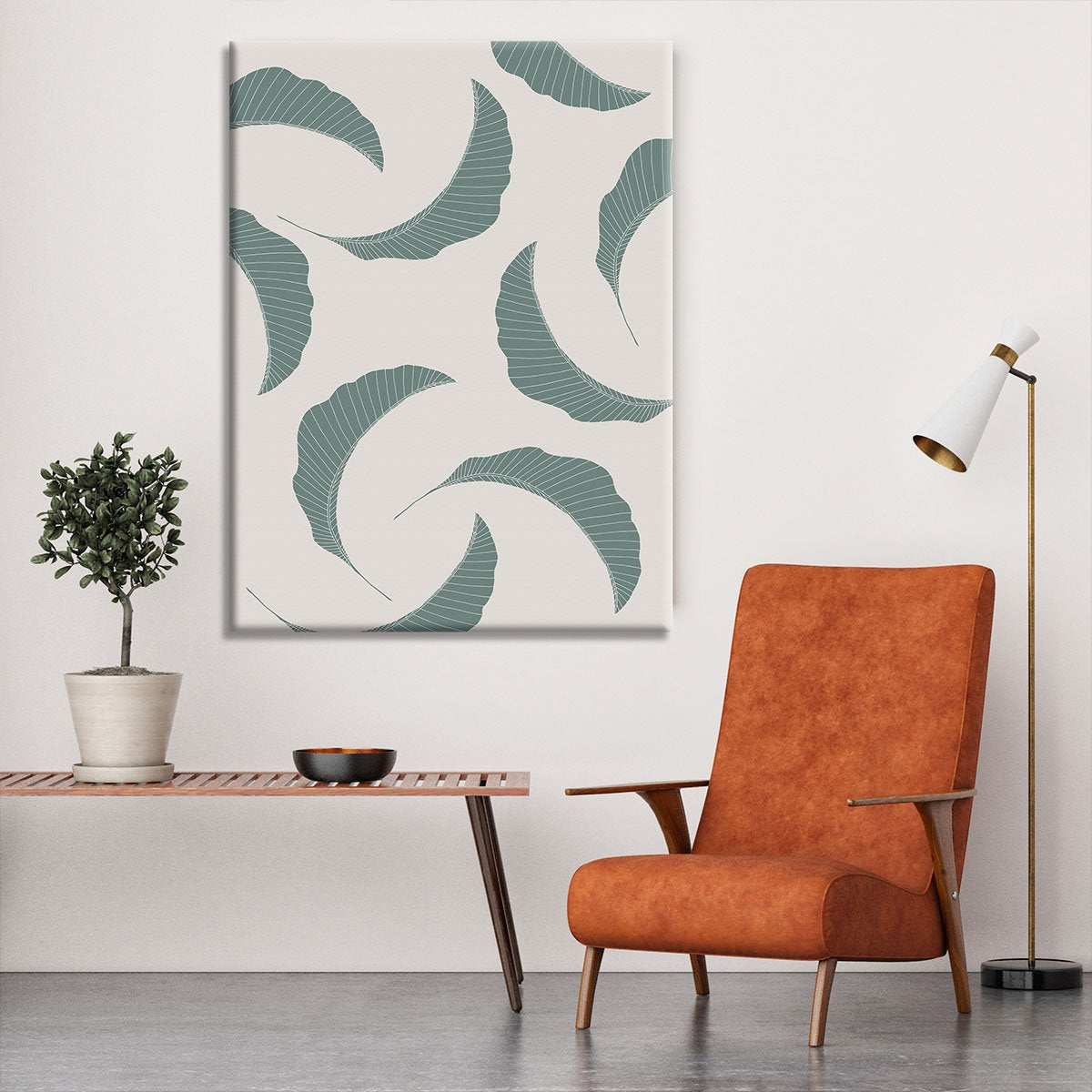Banana Leaves Multiple Canvas Print or Poster - Canvas Art Rocks - 6