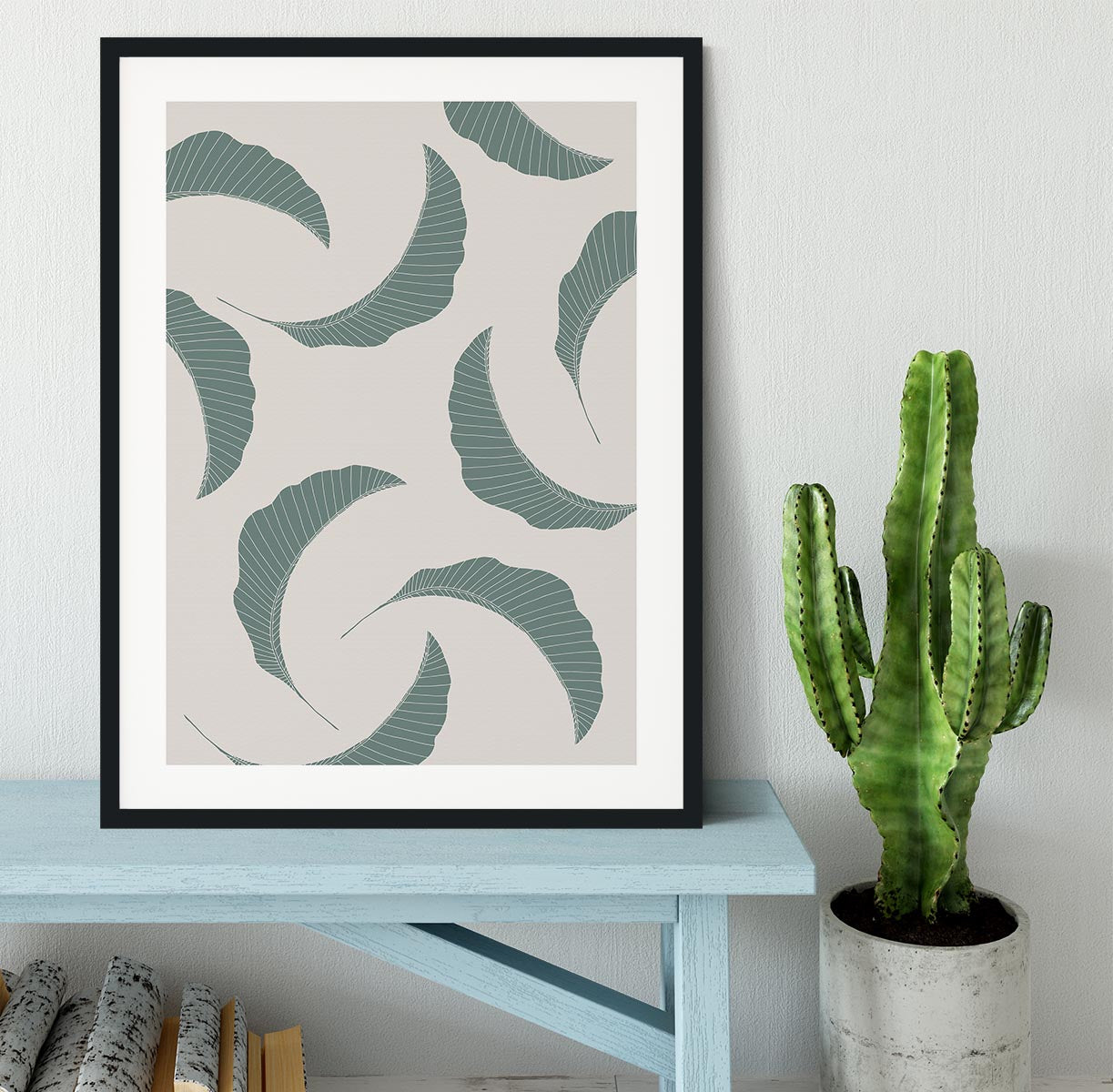 Banana Leaves Multiple Framed Print - Canvas Art Rocks - 1