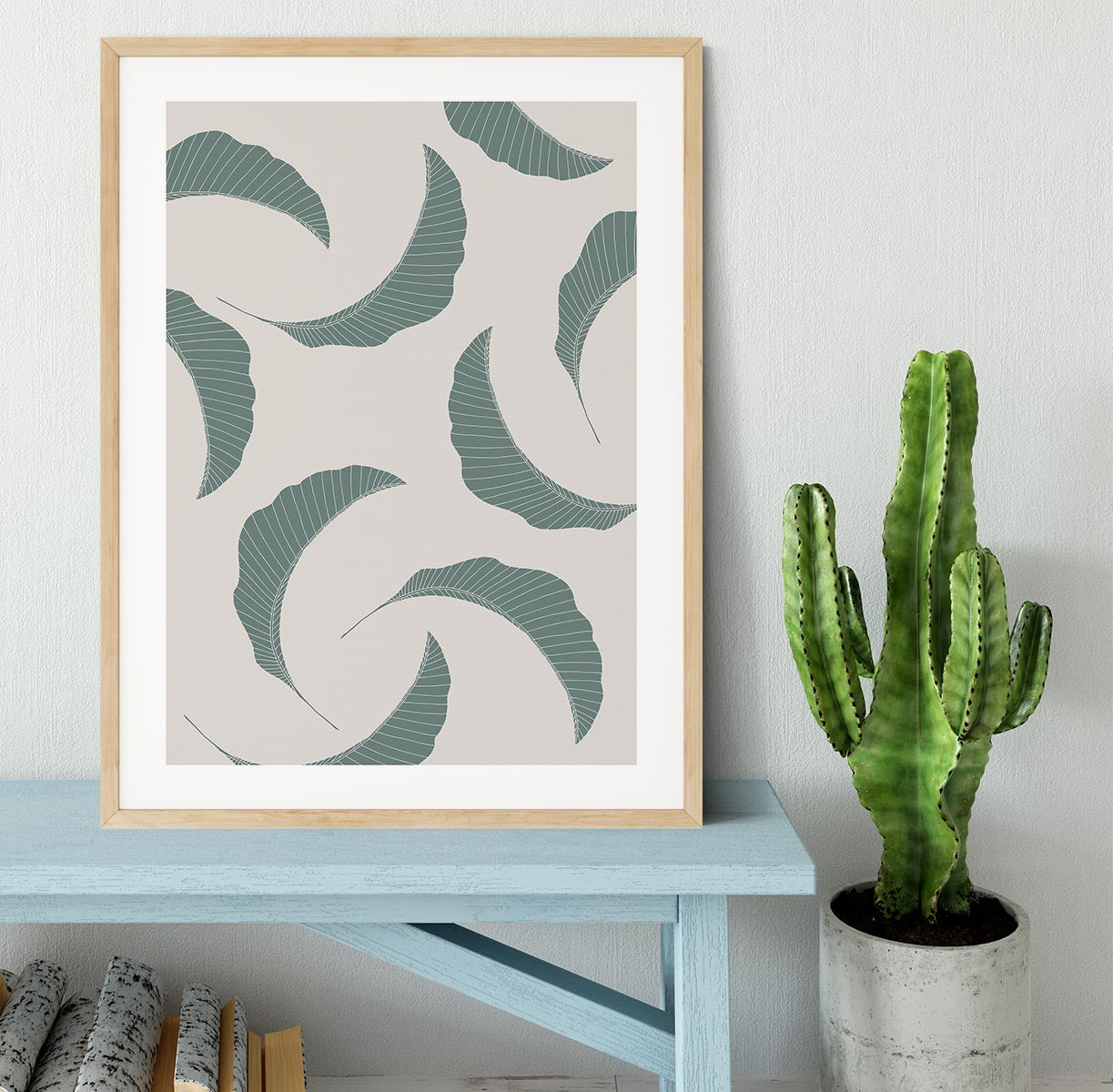 Banana Leaves Multiple Framed Print - Canvas Art Rocks - 3