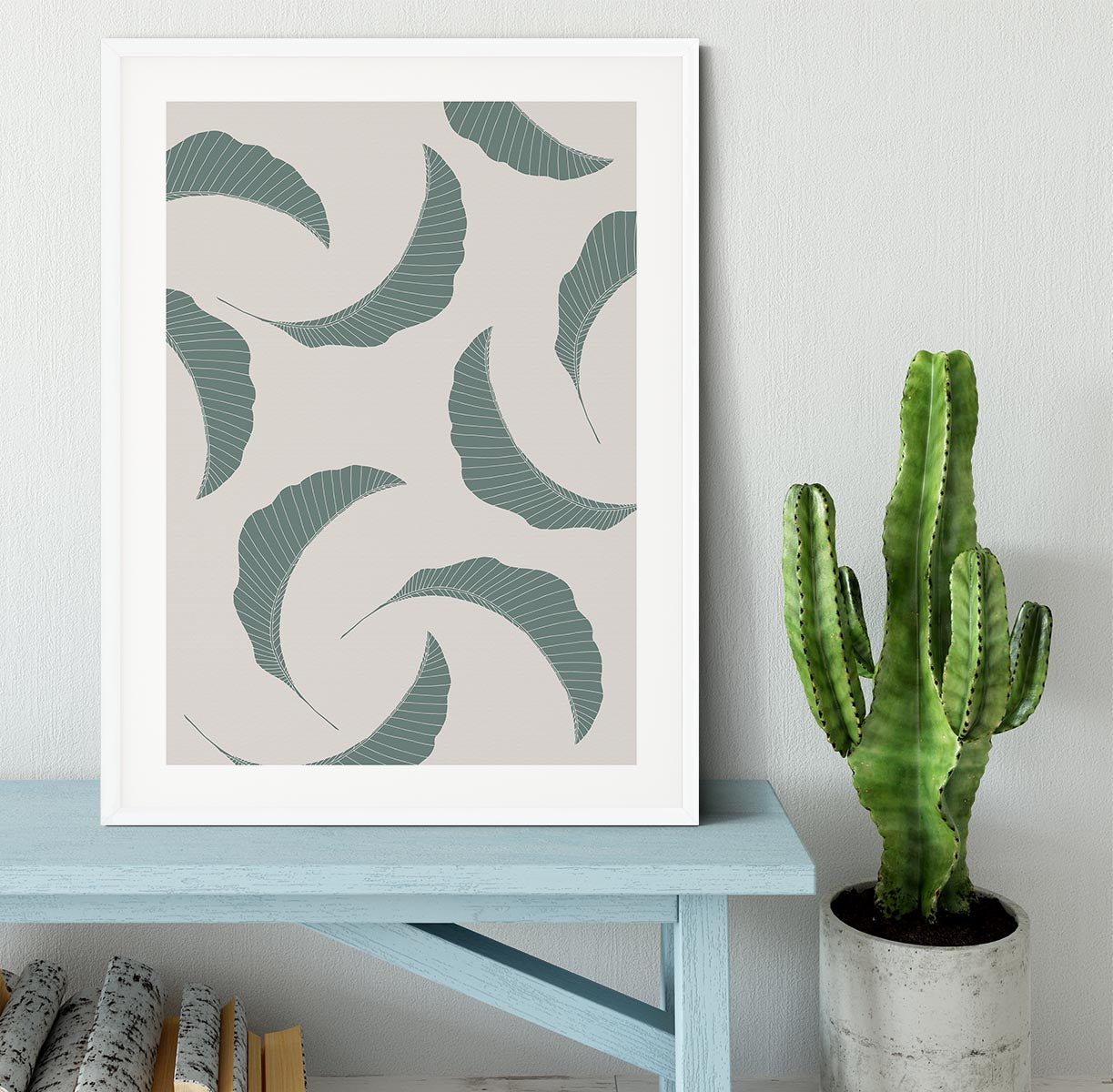 Banana Leaves Multiple Framed Print - Canvas Art Rocks - 5