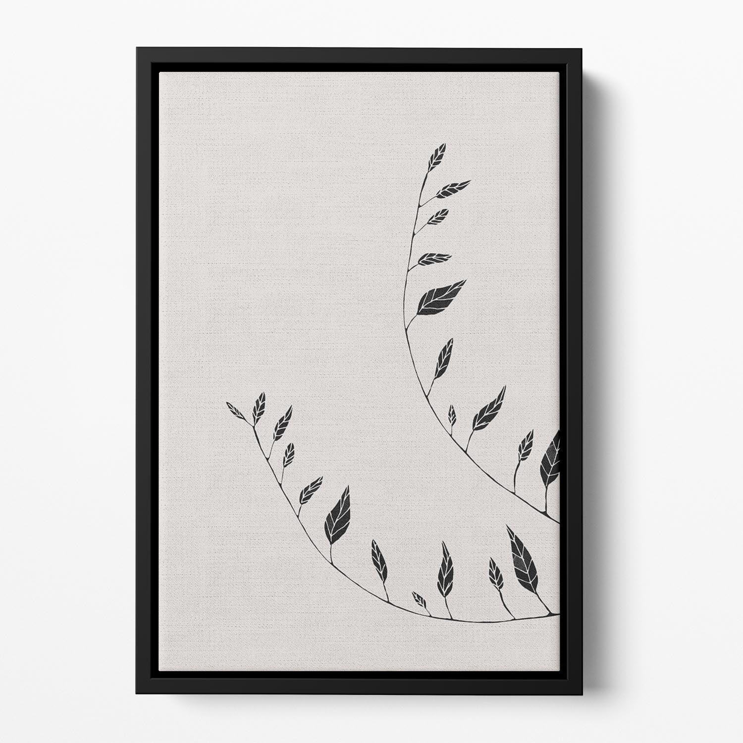 Wavy Branches Floating Framed Canvas - Canvas Art Rocks - 2