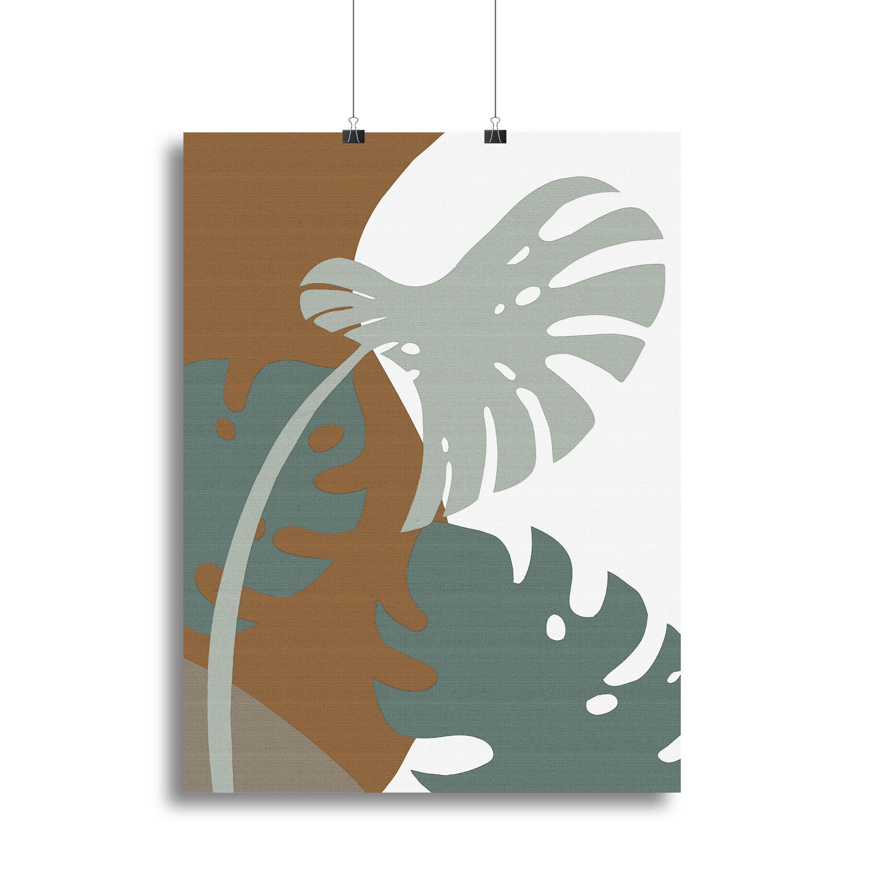 Monstera Cut Out 03 Canvas Print or Poster - Canvas Art Rocks - 2