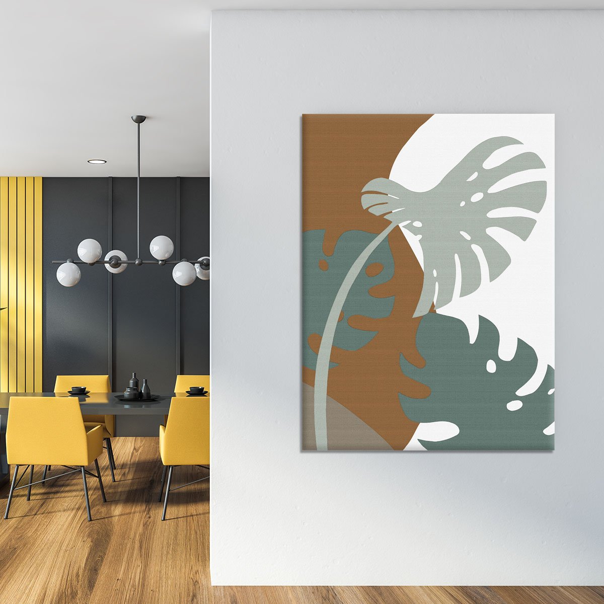 Monstera Cut Out 03 Canvas Print or Poster - Canvas Art Rocks - 4