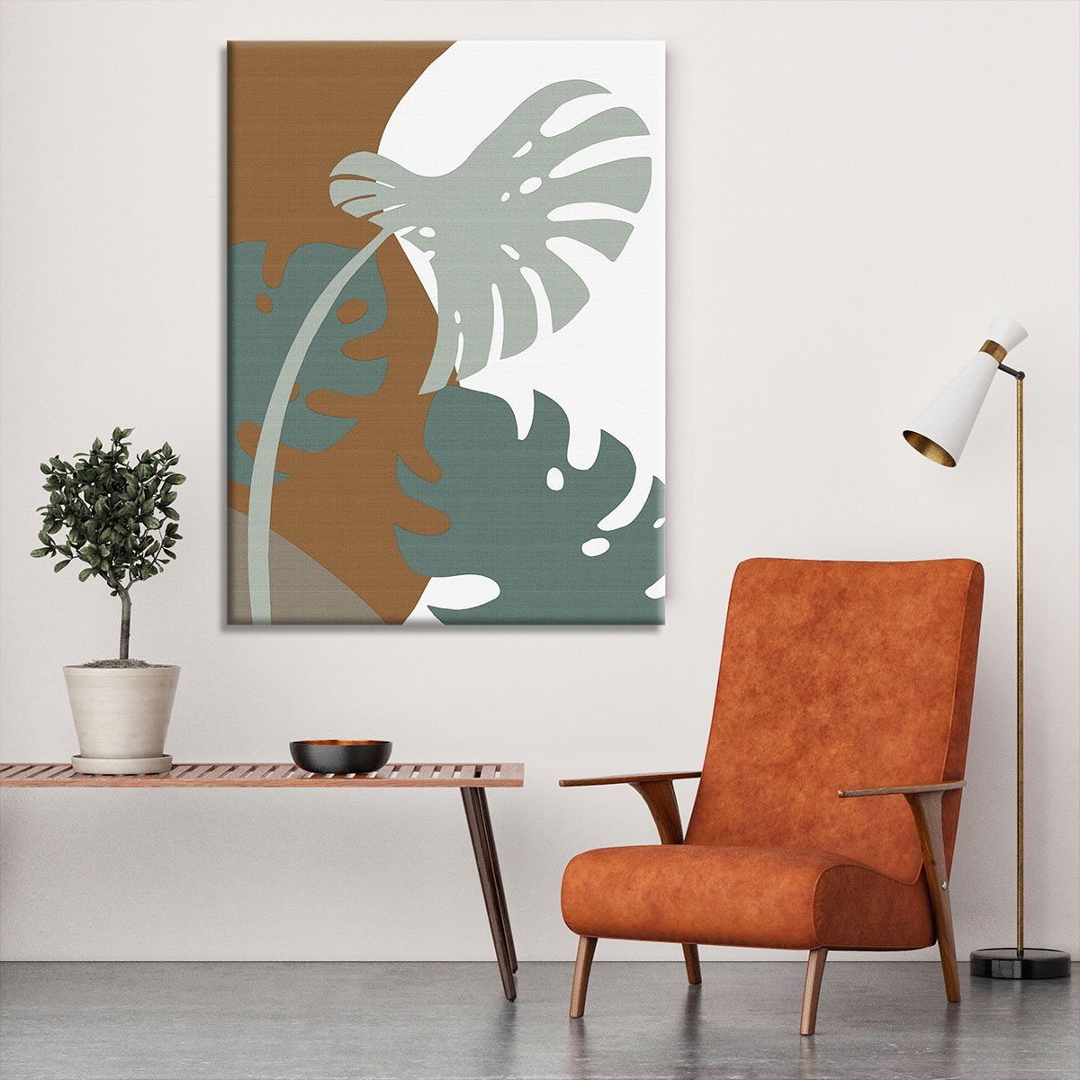 Monstera Cut Out 03 Canvas Print or Poster - Canvas Art Rocks - 6