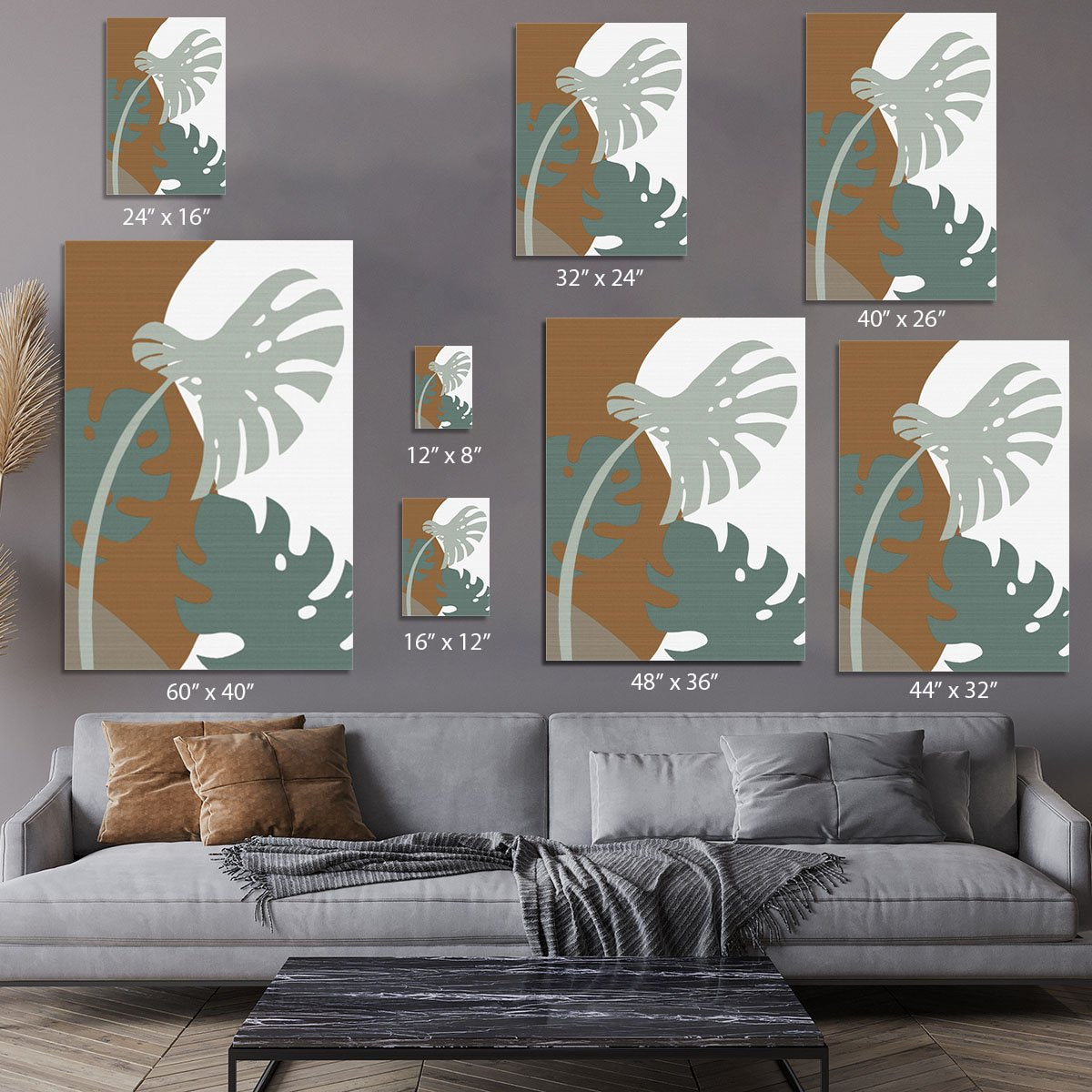 Monstera Cut Out 03 Canvas Print or Poster - Canvas Art Rocks - 7