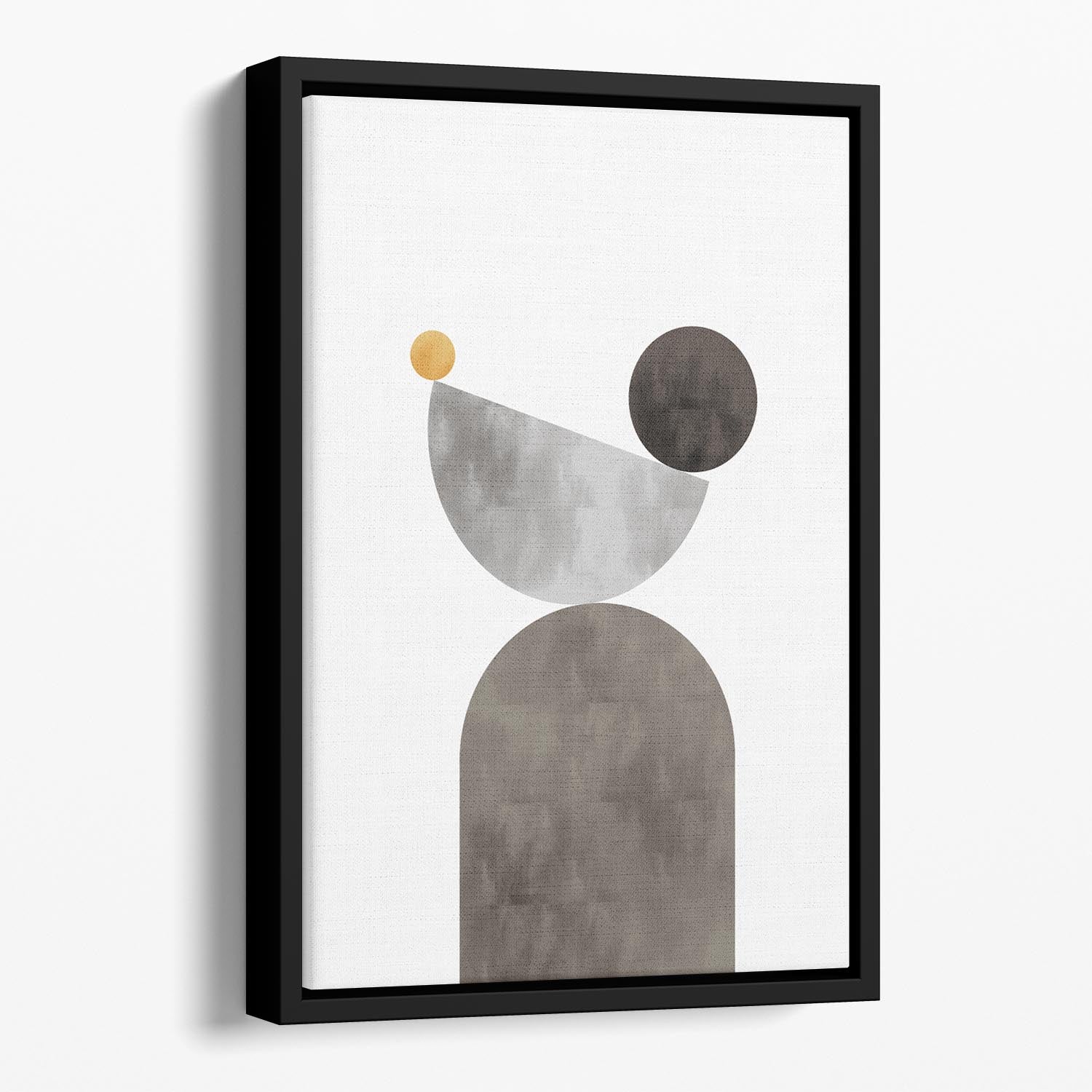 Balance Floating Framed Canvas - Canvas Art Rocks - 1