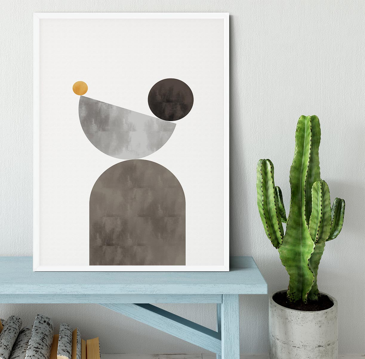 Balance Framed Print - Canvas Art Rocks -6