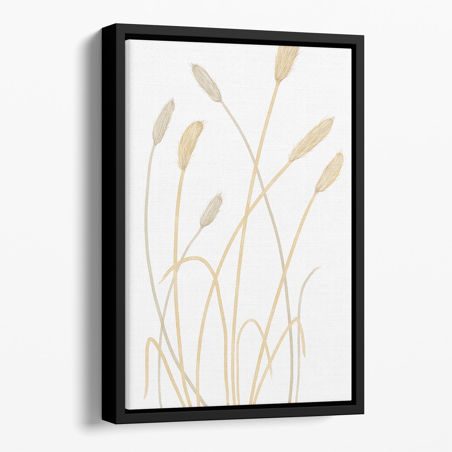 Bunny Grass 01 Floating Framed Canvas - Canvas Art Rocks - 1