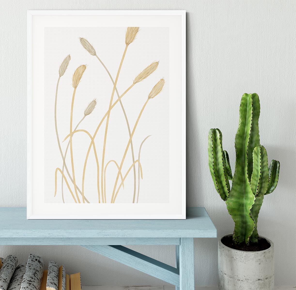 Bunny Grass 01 Framed Print - Canvas Art Rocks - 5