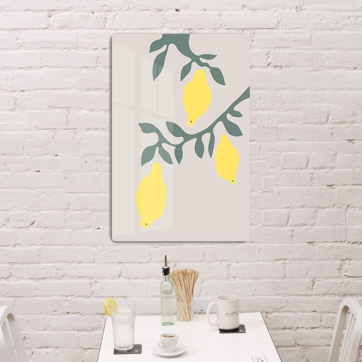 Lemons HD Metal Print - Canvas Art Rocks - 2