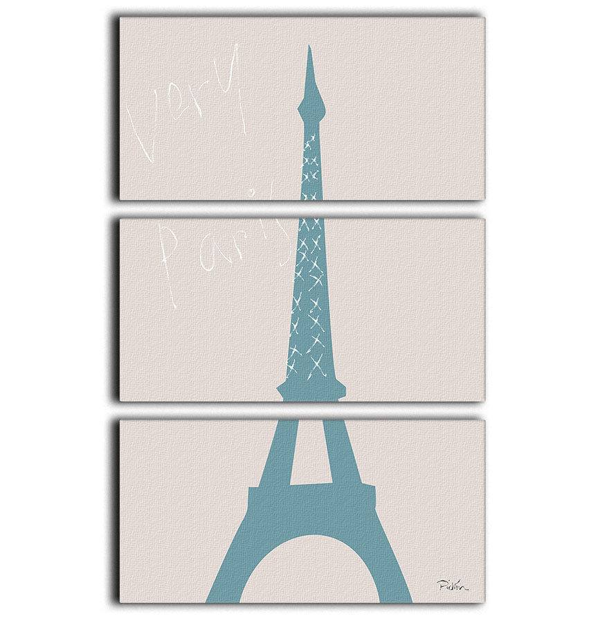 Very Paris 3 Split Panel Canvas Print - Canvas Art Rocks - 1