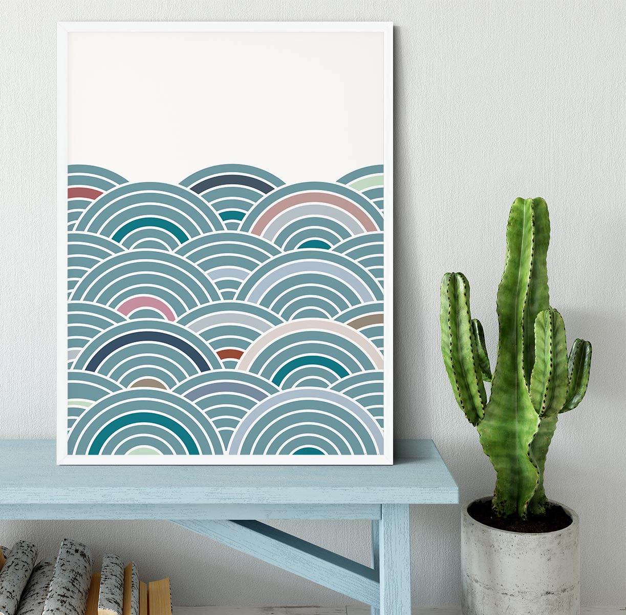 Sea of Rainbows Framed Print - 1x -6