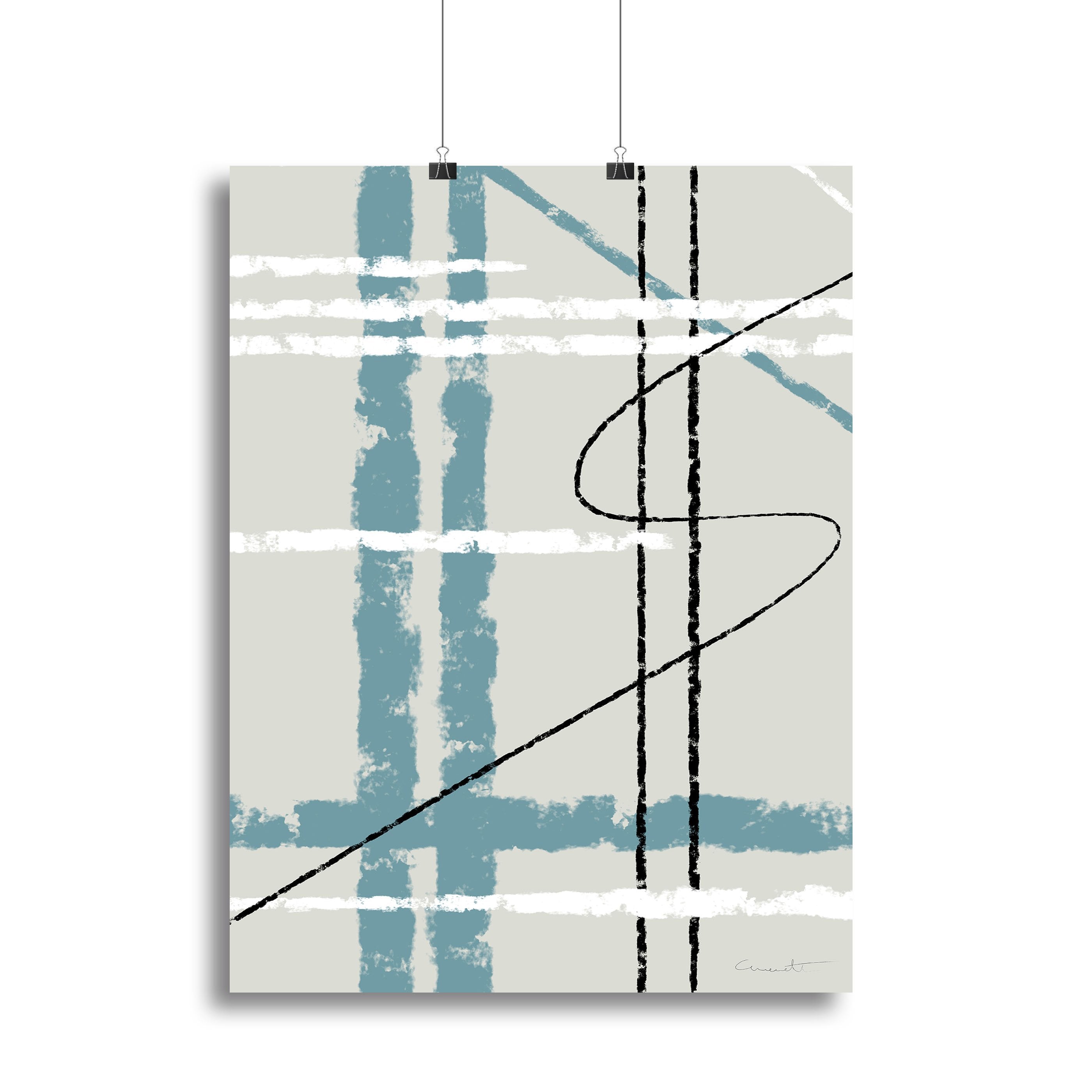 Messy Lines Canvas Print or Poster - Canvas Art Rocks - 2