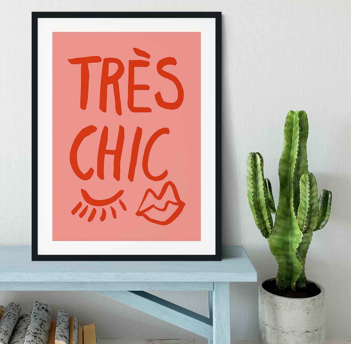 TrAus Chic Pink Framed Print - Canvas Art Rocks - 1