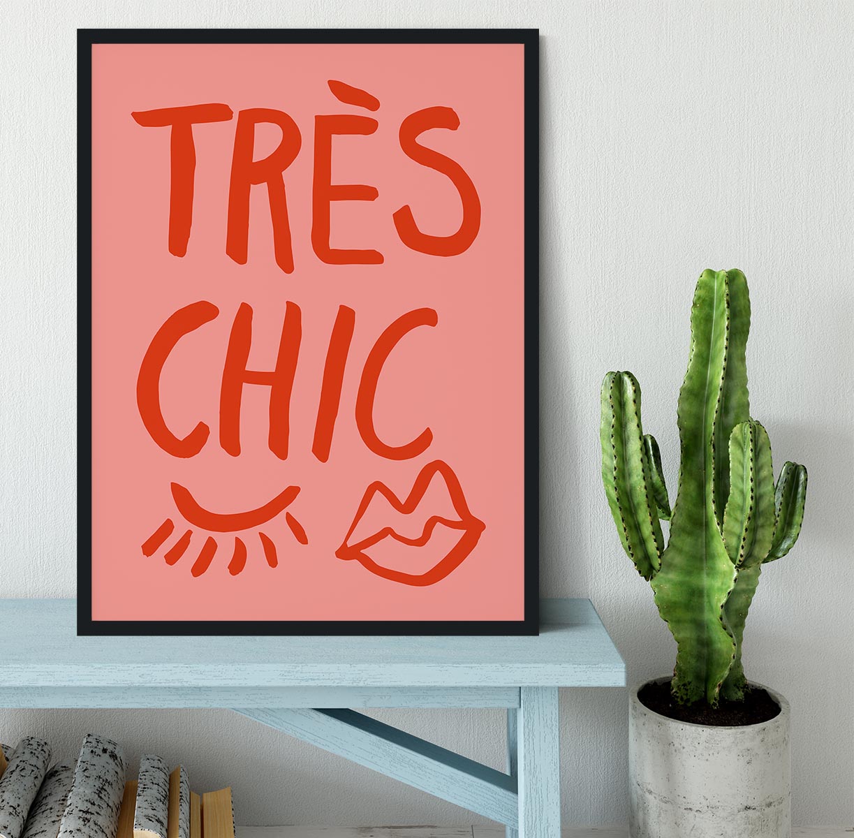 TrAus Chic Pink Framed Print - Canvas Art Rocks - 2