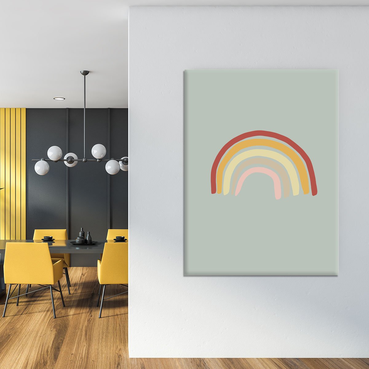 Rainbow Green Canvas Print or Poster - Canvas Art Rocks - 4