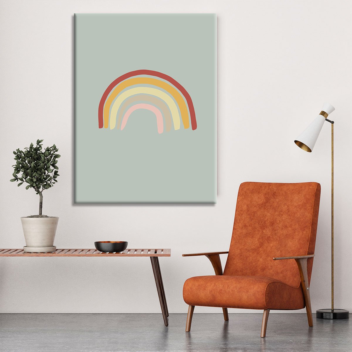 Rainbow Green Canvas Print or Poster - Canvas Art Rocks - 6