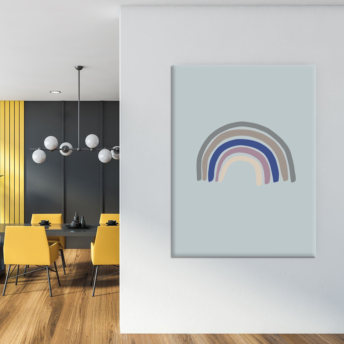 Rainbow Blue Canvas Print or Poster - Canvas Art Rocks - 4
