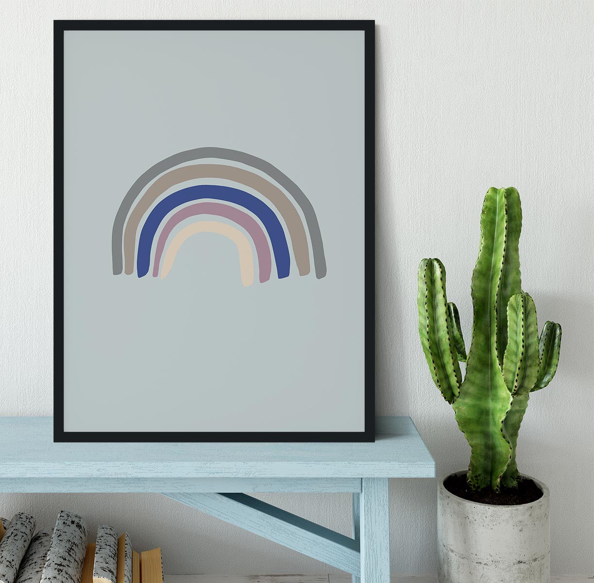 Rainbow Blue Framed Print - 1x - 2