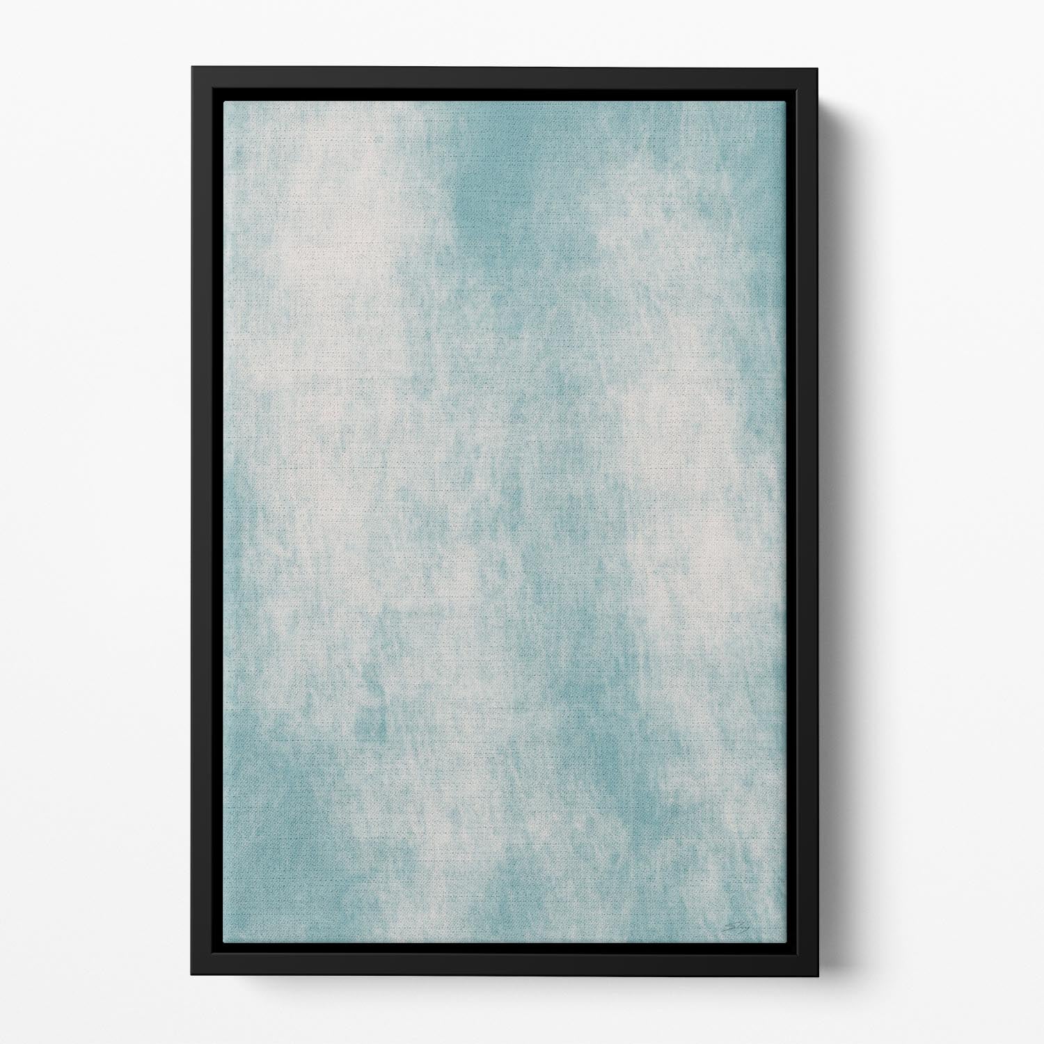 Abstract Sea Floating Framed Canvas - 1x - 2