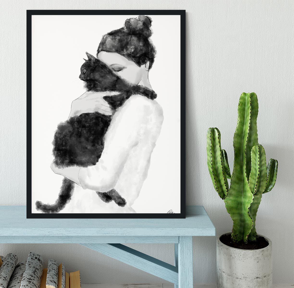 Cat Lover Framed Print - Canvas Art Rocks - 2