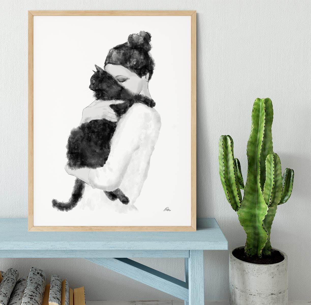 Cat Lover Framed Print - Canvas Art Rocks - 3