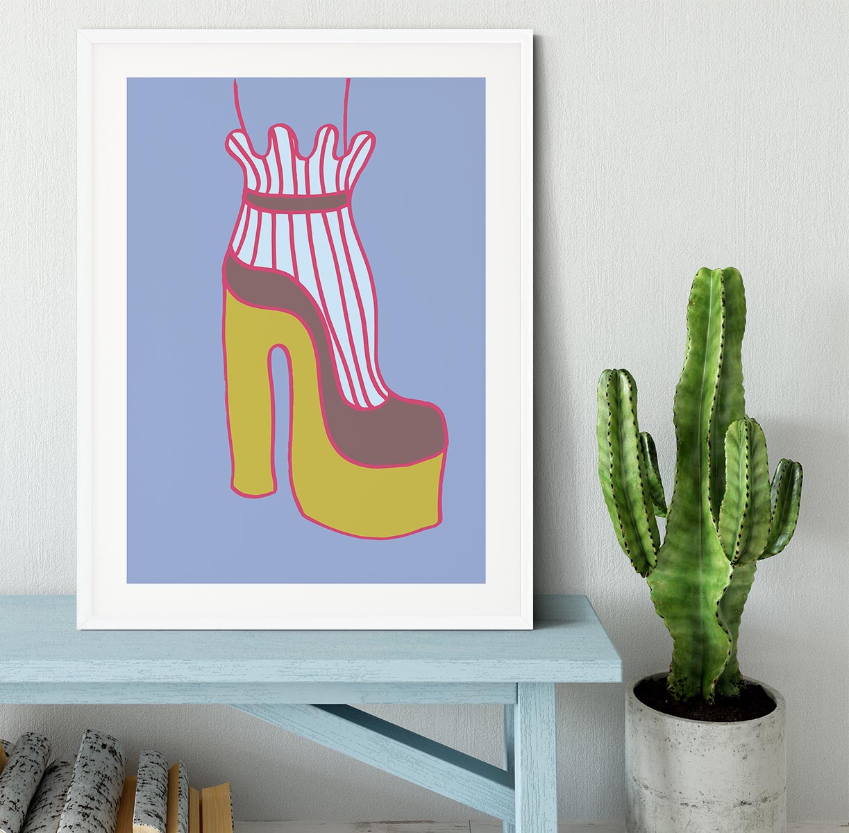 Yellow Heel 01 Framed Print - Canvas Art Rocks - 5