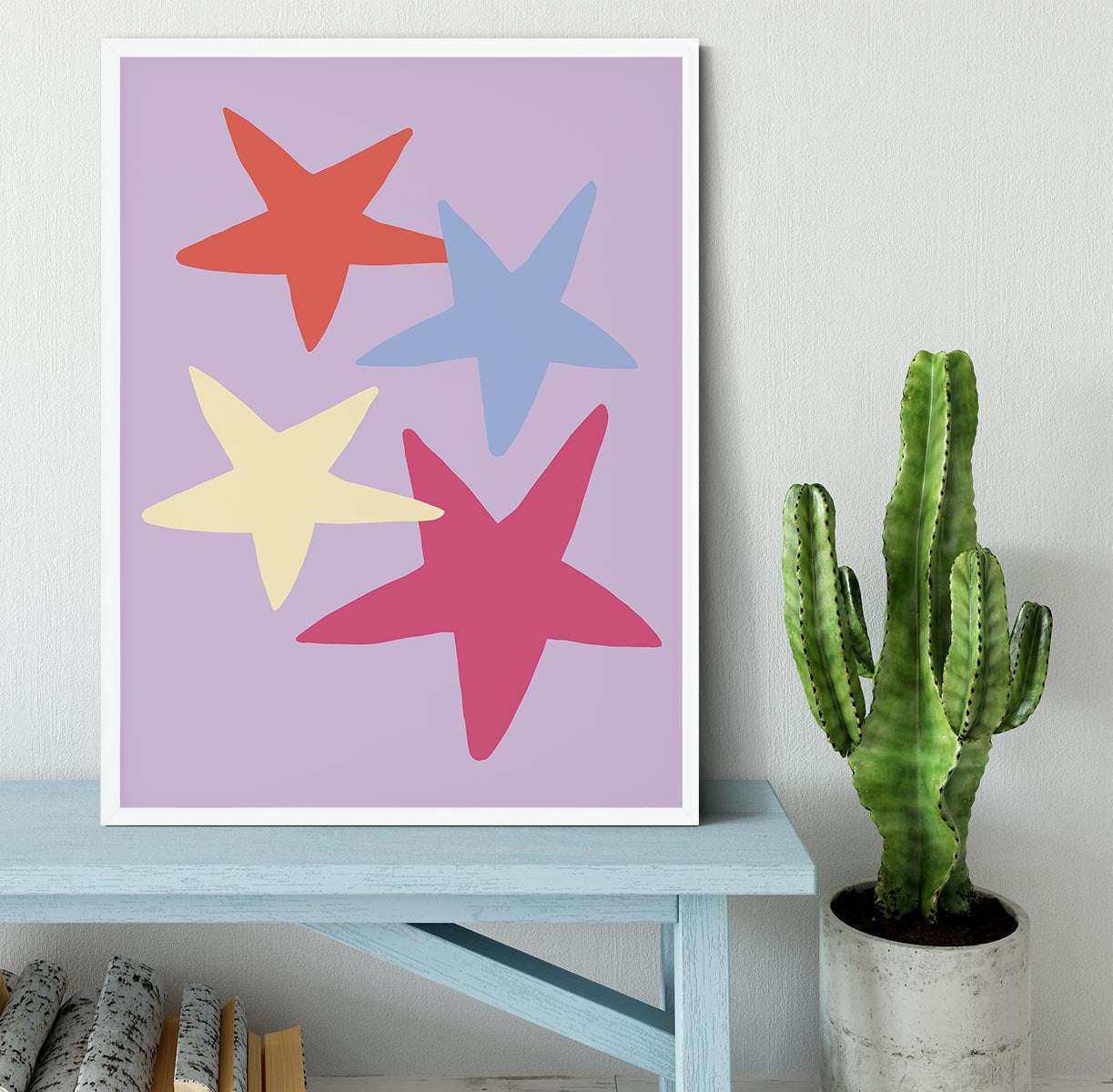 Four Stars 01 Framed Print - Canvas Art Rocks -6