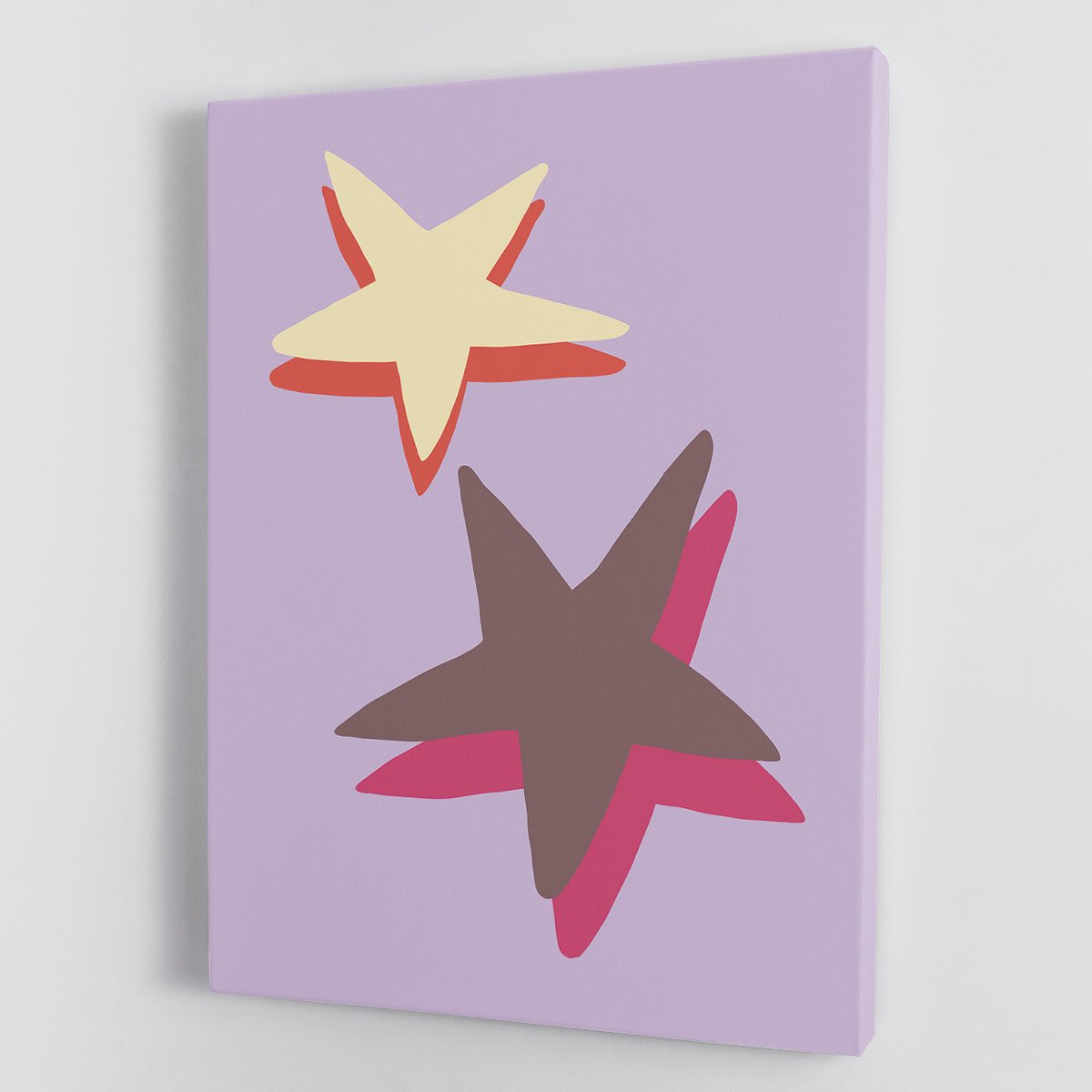 Lilac Star Canvas Print or Poster - Canvas Art Rocks - 1
