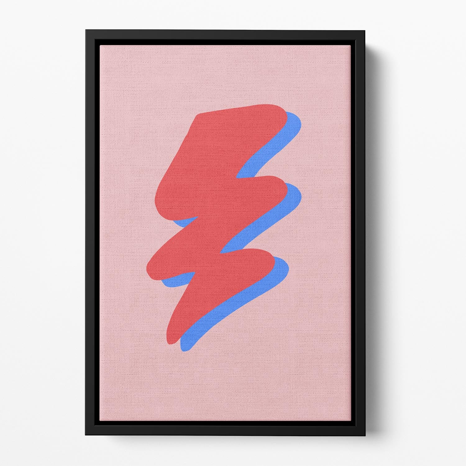 Lightning Floating Framed Canvas - 1x - 2