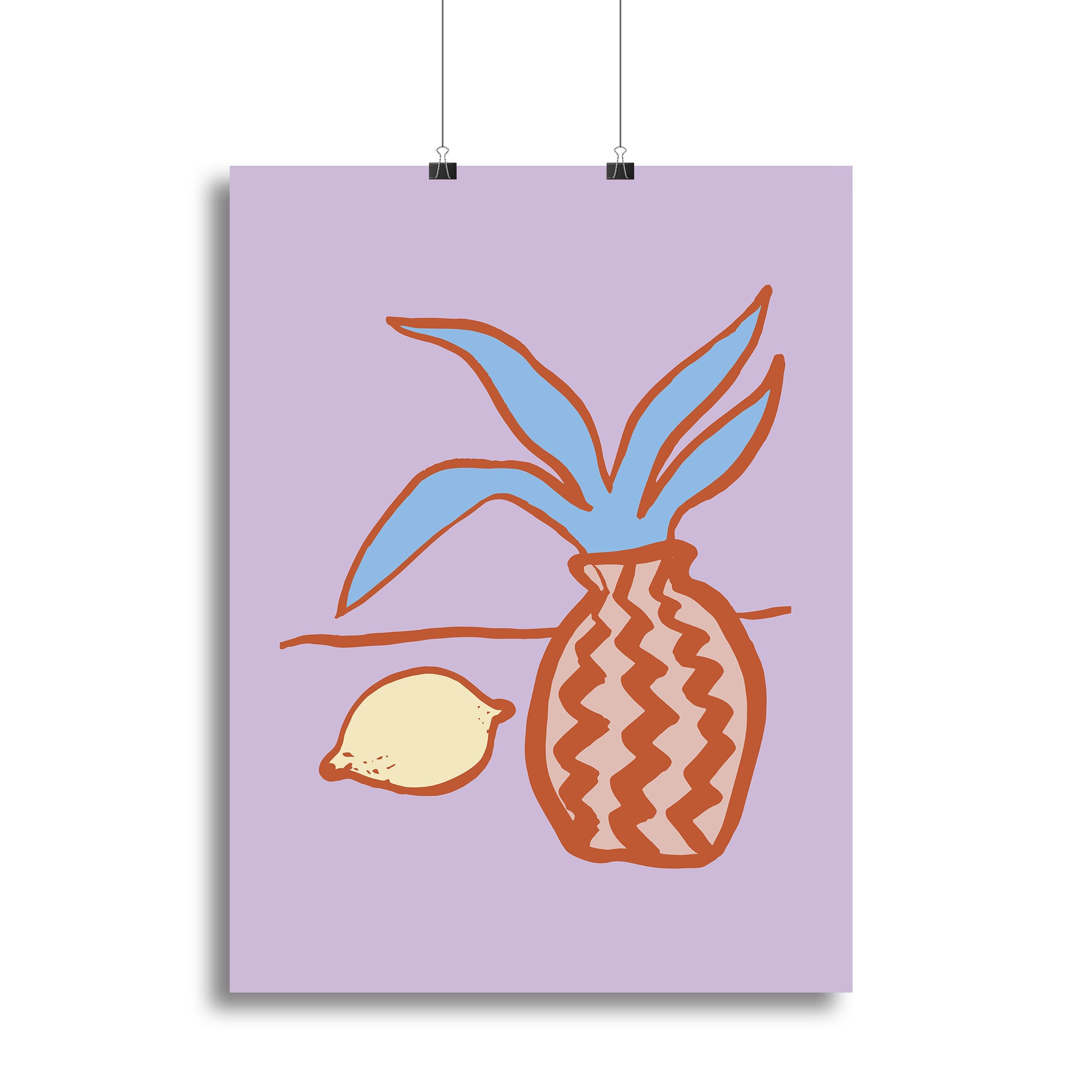 Lilac Lemon Canvas Print or Poster - Canvas Art Rocks - 2