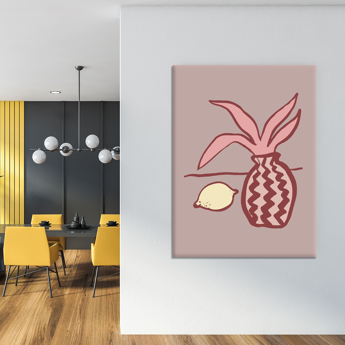 Pink Lemon Canvas Print or Poster - Canvas Art Rocks - 4