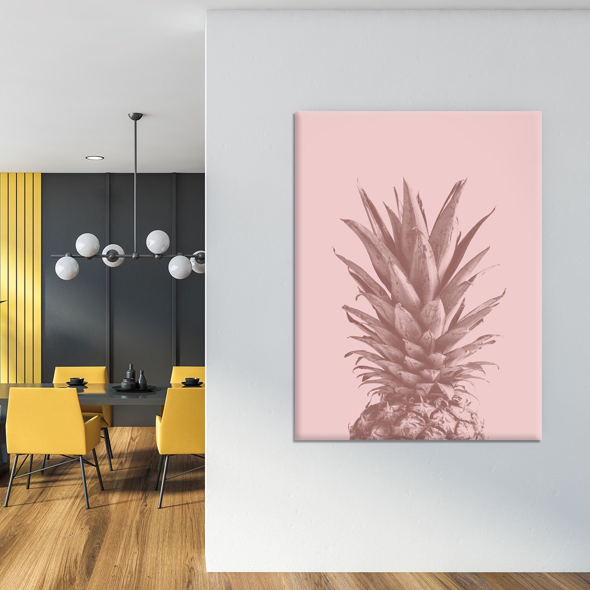 Pinapple Pink 05 Canvas Print or Poster - Canvas Art Rocks - 4
