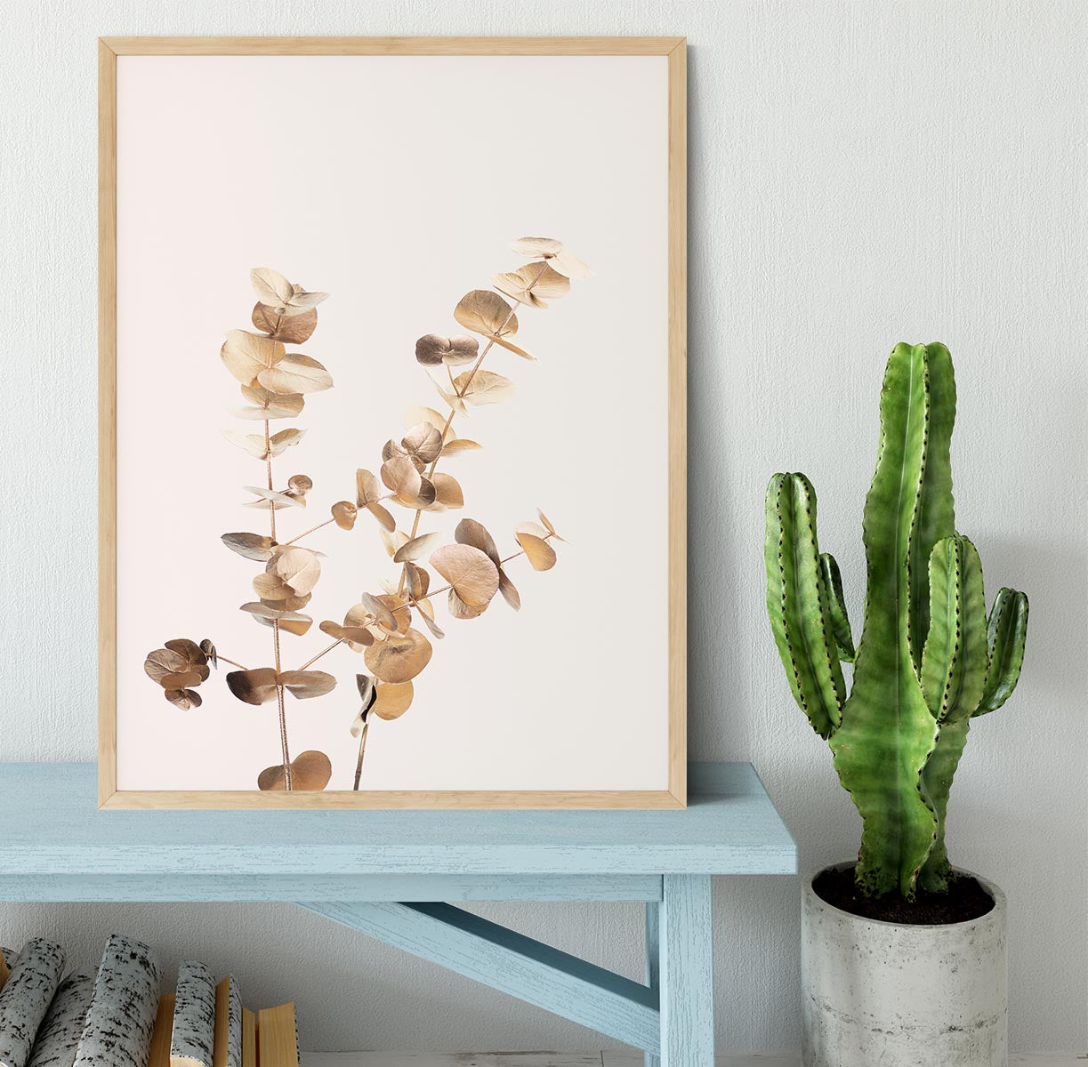 Eucalyptus Gold No 02 Framed Print - Canvas Art Rocks - 4