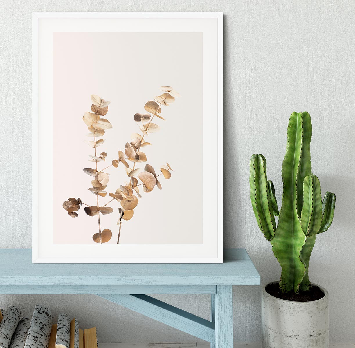 Eucalyptus Gold No 02 Framed Print - Canvas Art Rocks - 5