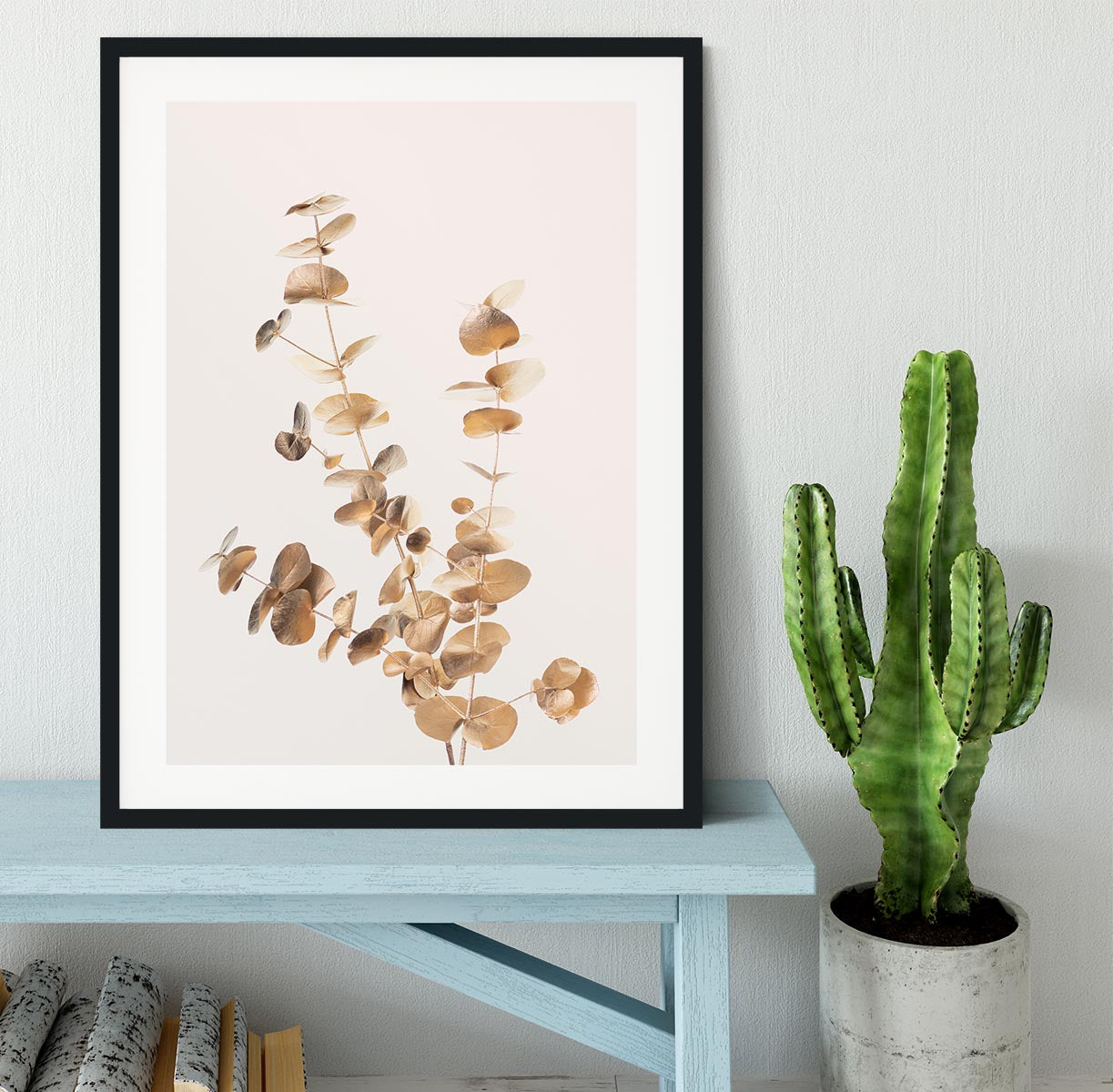 Eucalyptus Gold No 04 Framed Print - Canvas Art Rocks - 1