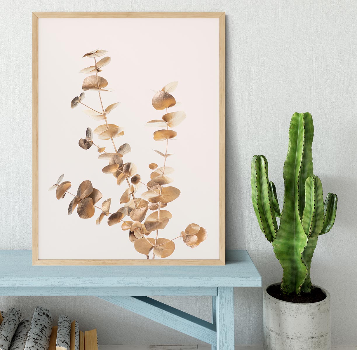 Eucalyptus Gold No 04 Framed Print - Canvas Art Rocks - 4