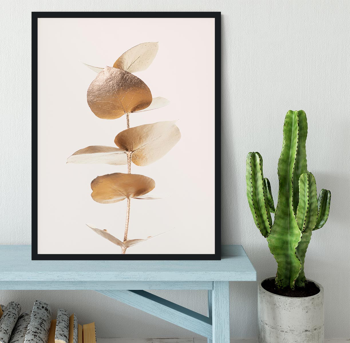 Eucalyptus Gold No 06 Framed Print - Canvas Art Rocks - 2