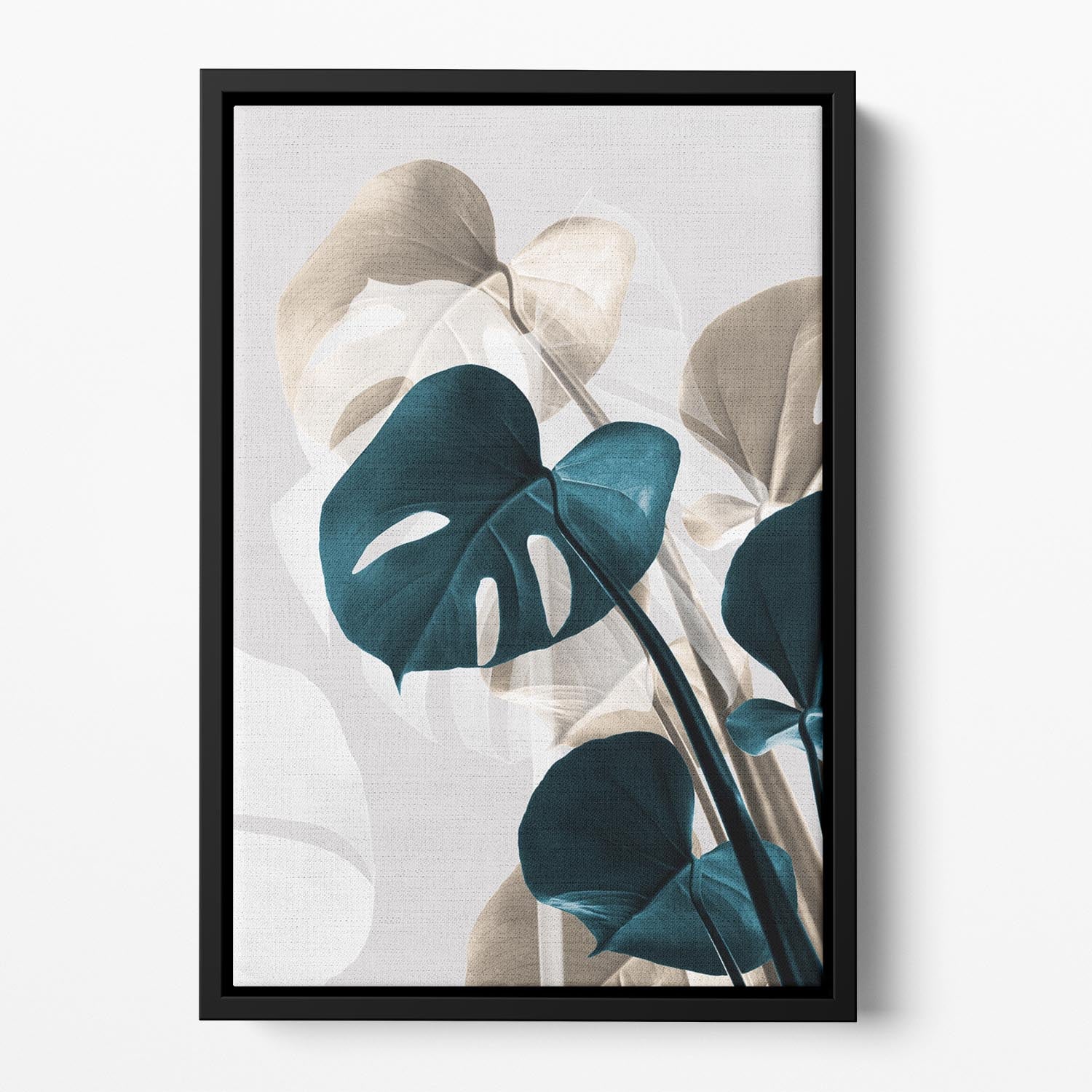 Monstera Creative 10 Floating Framed Canvas - Canvas Art Rocks - 2