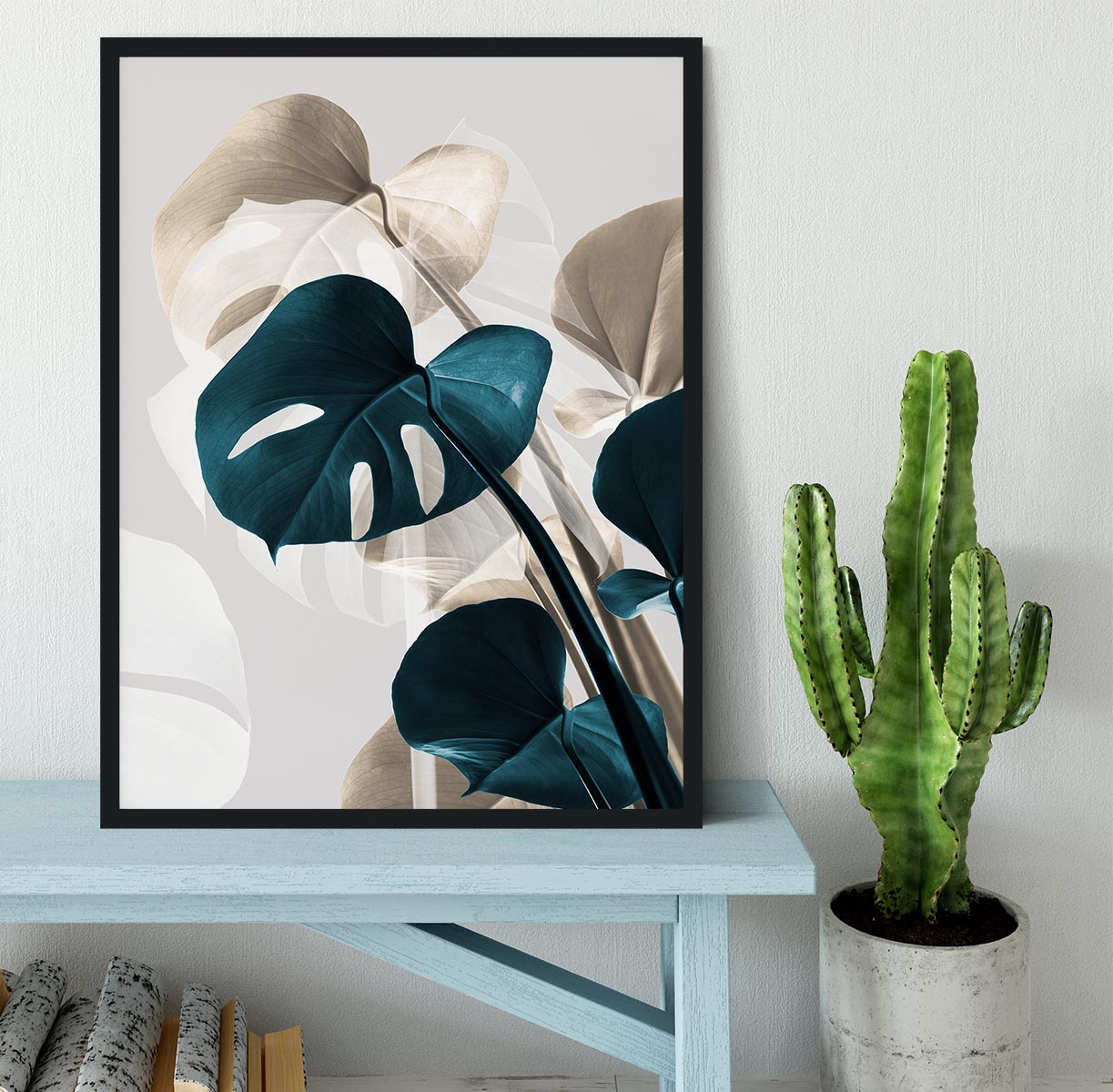 Monstera Creative 10 Framed Print - Canvas Art Rocks - 2