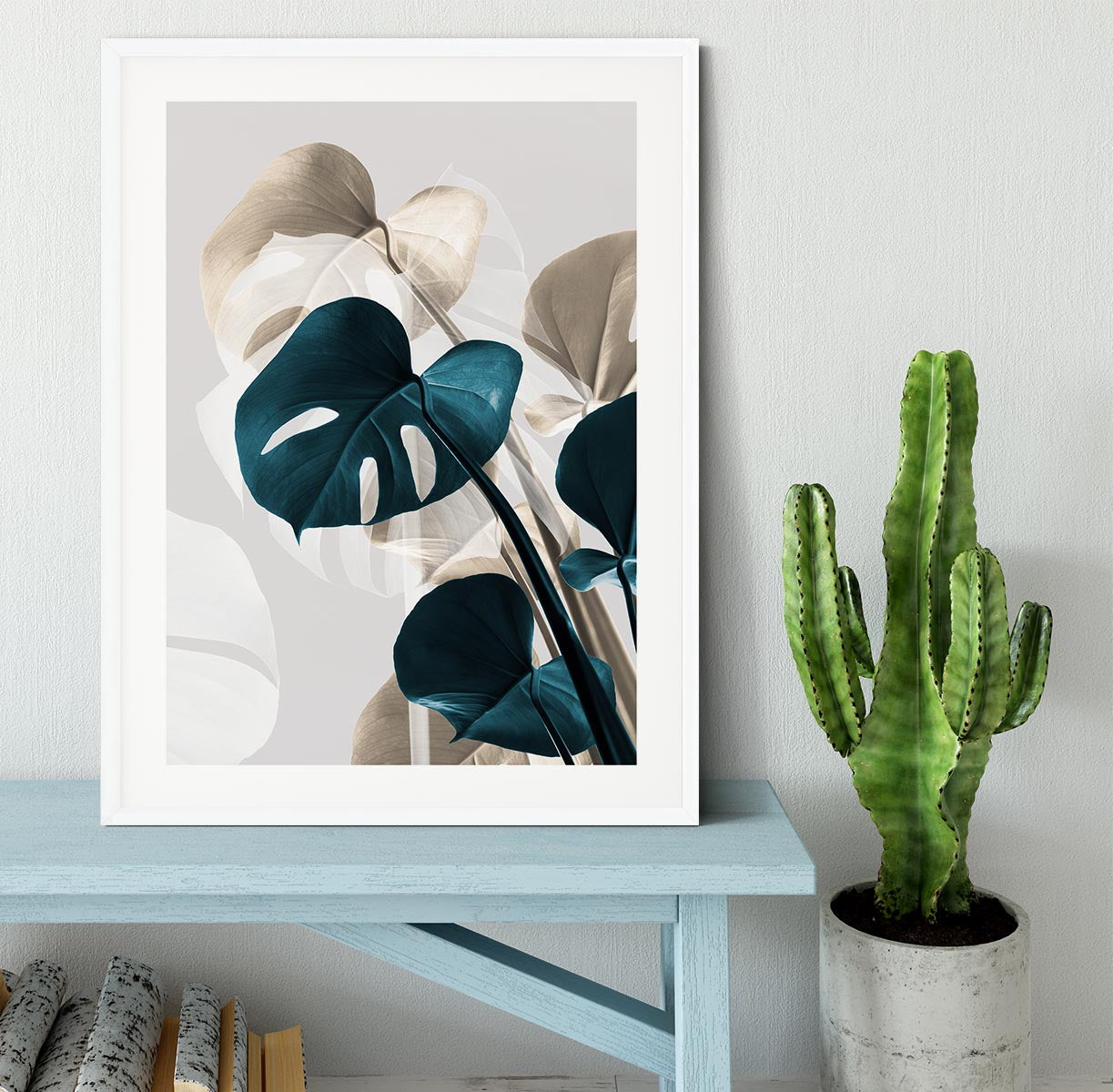 Monstera Creative 10 Framed Print - Canvas Art Rocks - 5