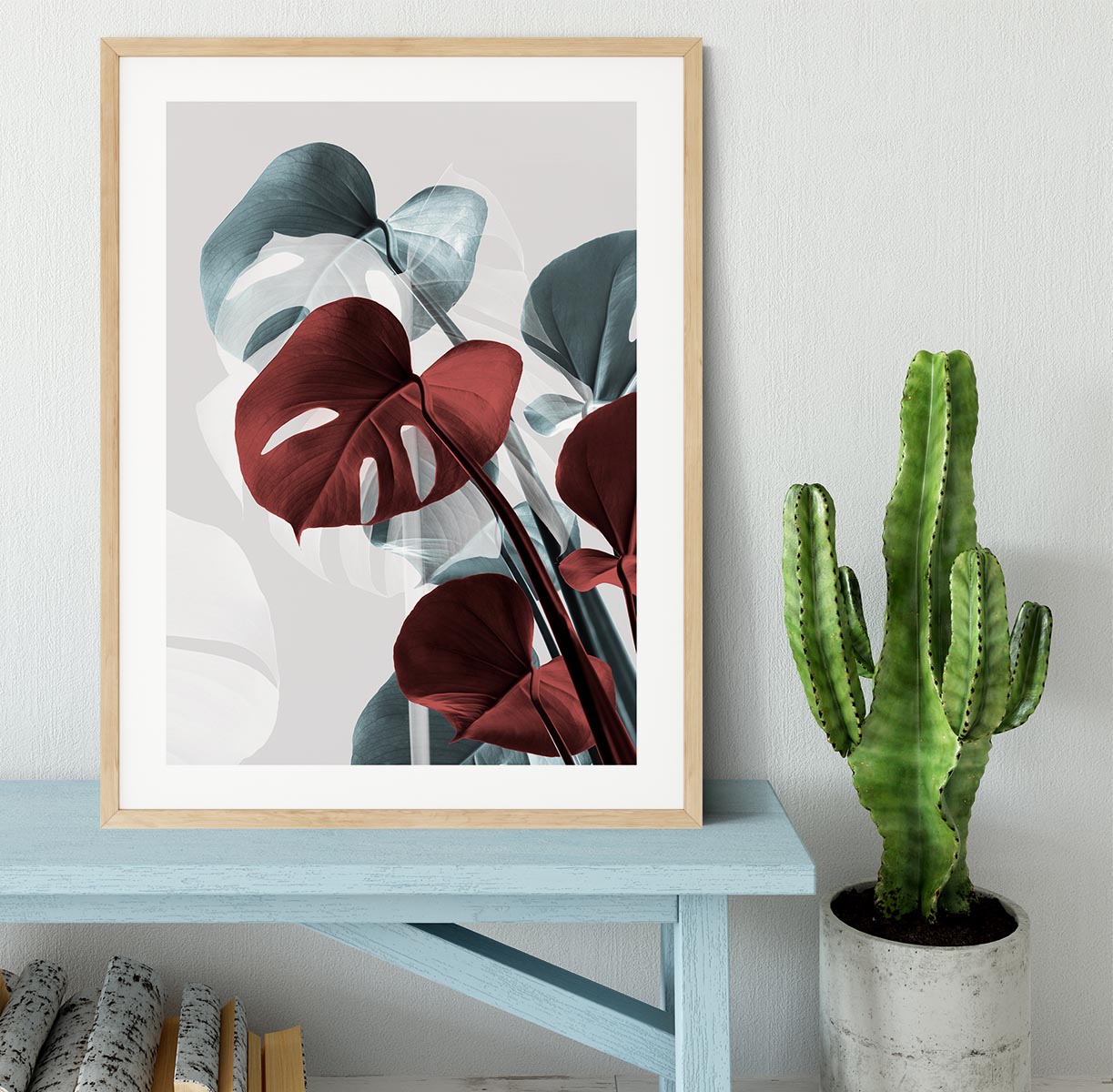 Monstera Creative 15 Framed Print - Canvas Art Rocks - 3