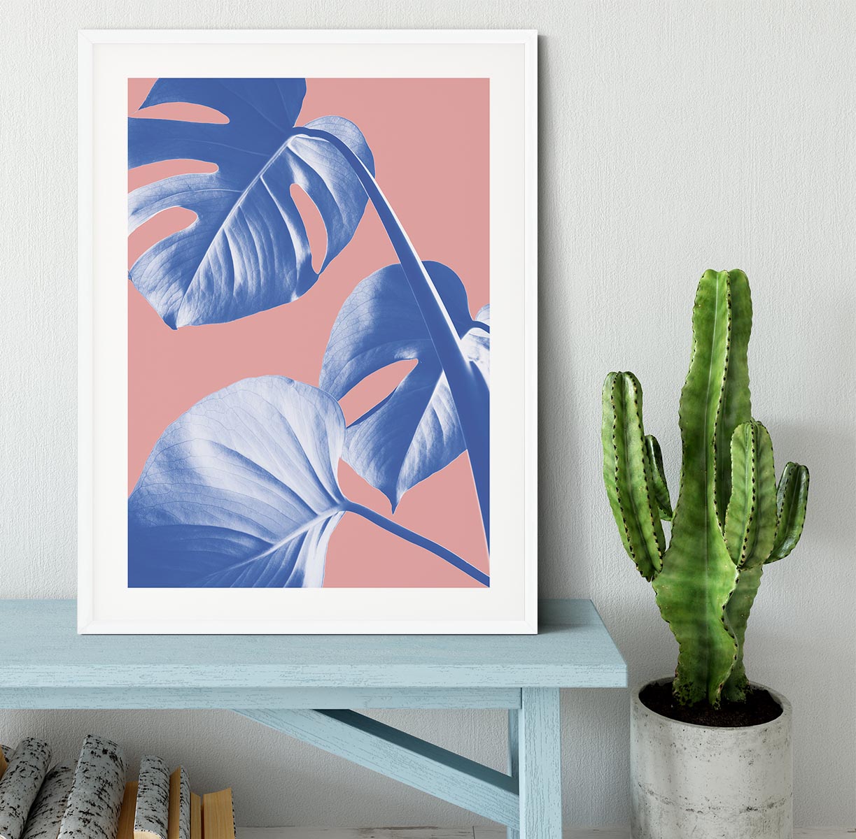 Monstera Purple 05 Framed Print - Canvas Art Rocks - 5