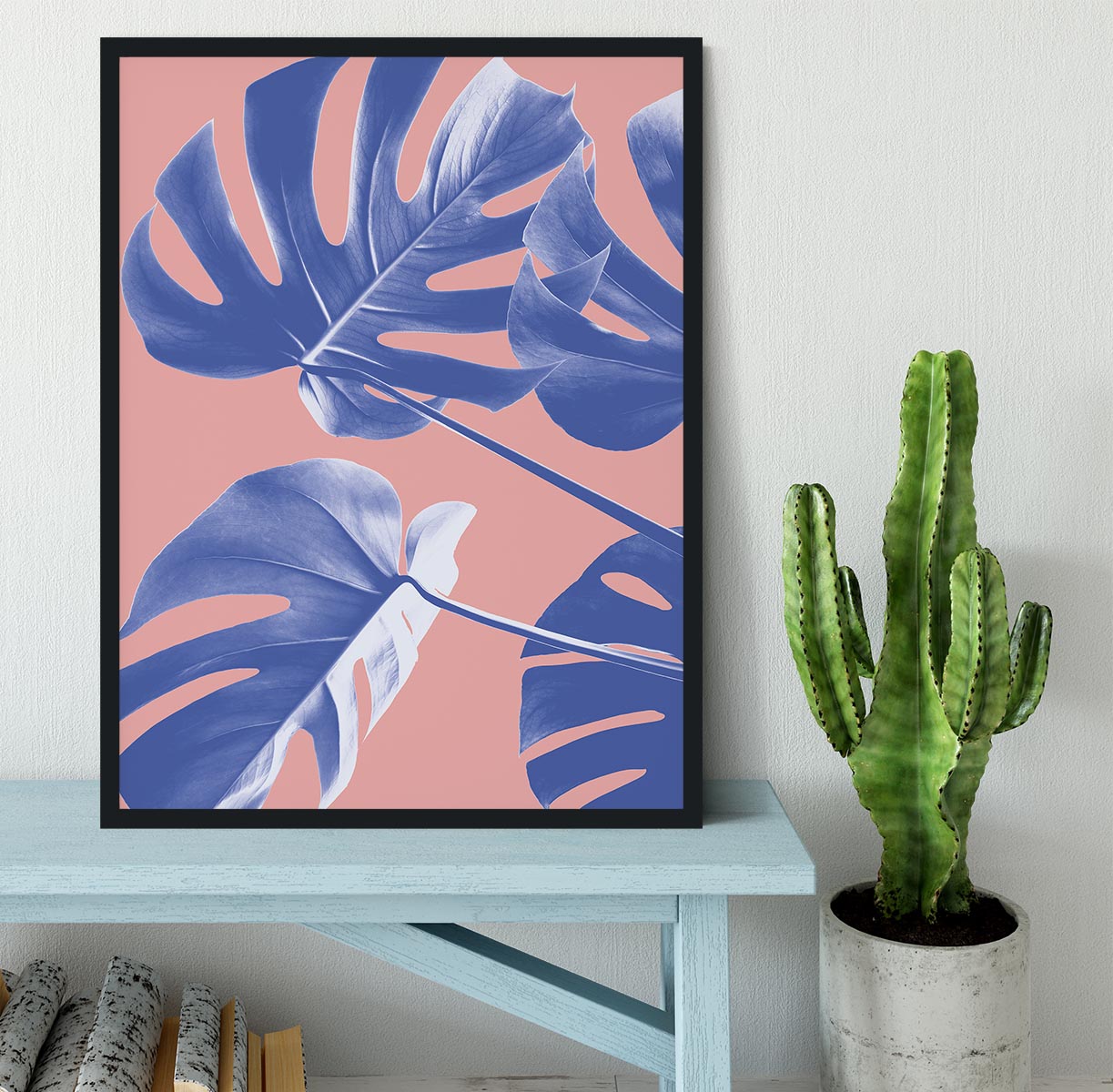 Monstera Purple 06 Framed Print - Canvas Art Rocks - 2