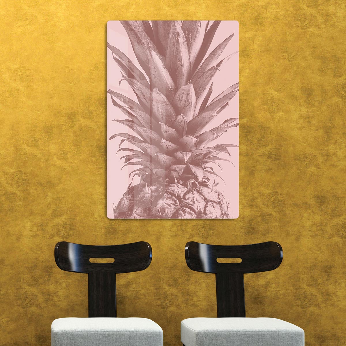 Pineapple Close Up 01 HD Metal Print - Canvas Art Rocks - 2