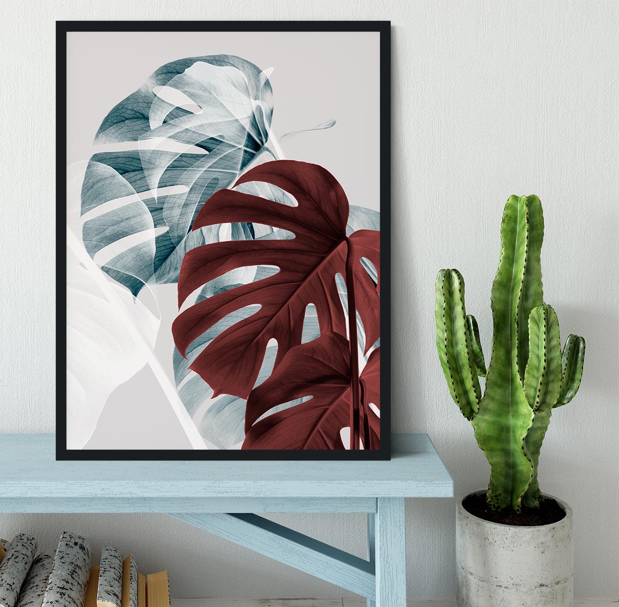 Monstera Creative 18 Framed Print - Canvas Art Rocks - 2